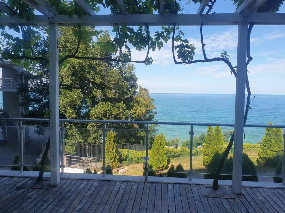 Studio Silver Terace With Sea View For 4 Person Byala  Luaran gambar